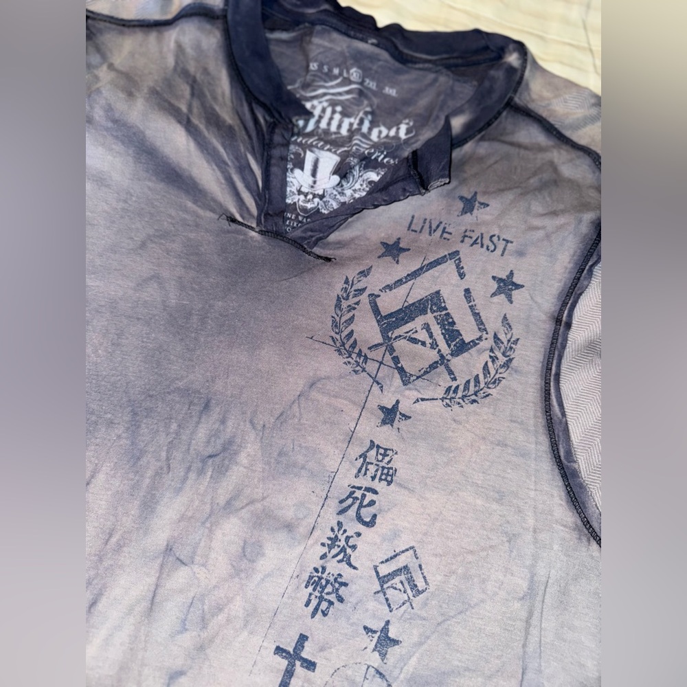 Affliction long sleeve tee